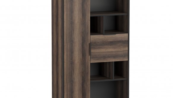 Стелаж комбі дуб кверкус F-0006 Форте