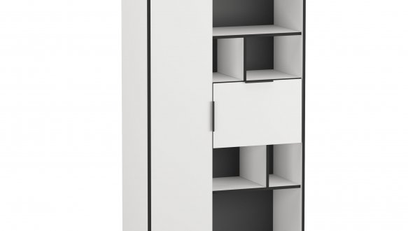 Стелаж комбі білий F-0006 Форте