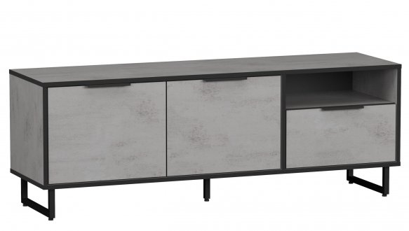 Тумба ТВ бетон тефра F-0007 Форте