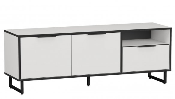 Тумба ТВ белая F-0007 Форте