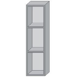 Тумба верхня В-21 Шейкер