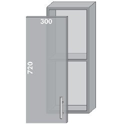 Тумба верхня В-30 вітр. Торонто