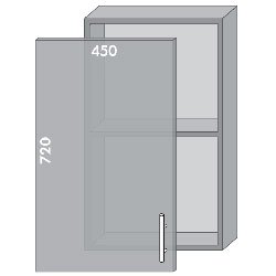 Тумба верхня В-45 вітр. Торонто