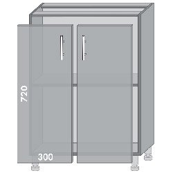 Тумба нижняя Н-60 Торонто