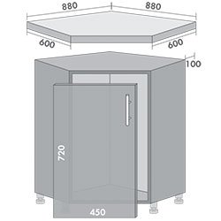 Тумба нижня Н-89 Торонто