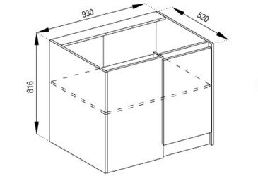 Тумба нижняя Н 100 Граффити