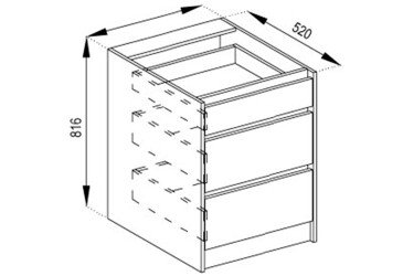 Тумба нижняя Н 30 Ш Граффити