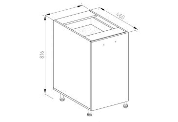 Тумба нижня Н 40 Софі