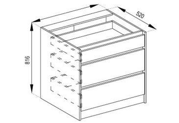 Тумба нижняя Н 50 Ш Граффити