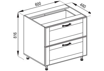 Тумба нижня Н 60 Ш Домініка