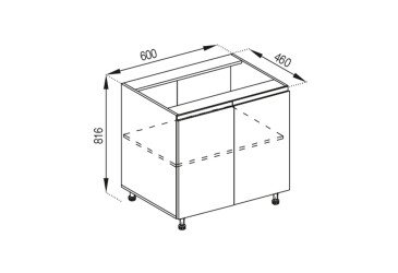 Тумба нижня Н 60 Тіна