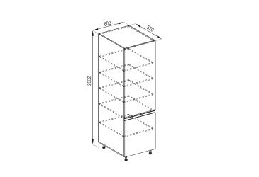 Пенал П 60 (h-920) Мілана
