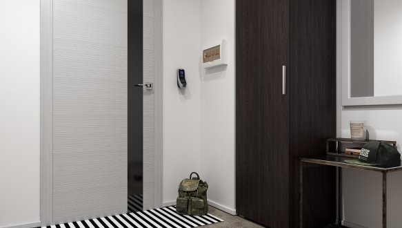 Шкаф Морели с полками ST0013 венге 60 см