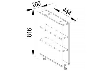 Полиці Н 20 Тіна