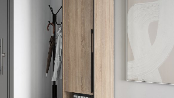 Шкаф Морели R-0002 Рамо 1 дверный сонома 52 см