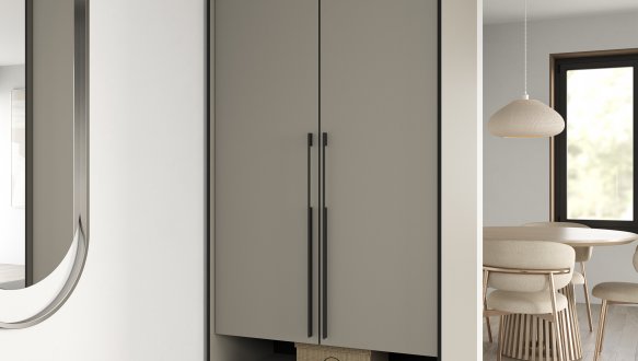 Шафа Морелі R-0003 Рамо 2 дверна кашемір 100 см