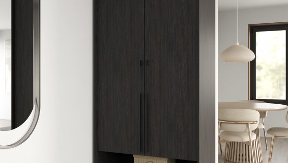 Шкаф Морели R-0003 Рамо 2 дверный венге 100 см