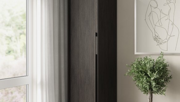 Пенал с полками венге R-0011 Рамо