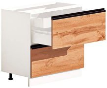 Тумба нижня Н80.82.2Я+1Я внутр. Тренд глянець