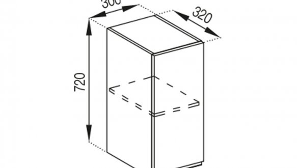 Тумба верхня В 30 Мілана