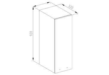 Тумба верхня В 30 (h-920) Софі