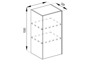 Тумба верхня В 40 1Д Графіті