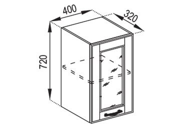 Тумба верхня В 40 Ск Домініка