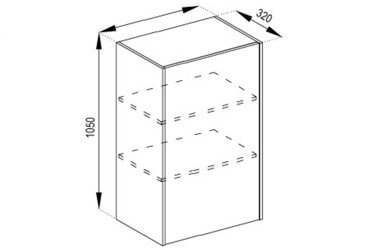 Тумба верхня В 50 1Д Графіті