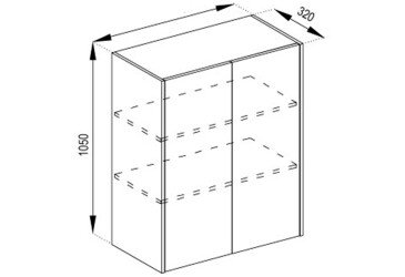 Тумба верхня В 80 2Д Графіті
