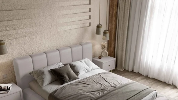 Ліжко м'яке двоспальне Віоріна Деко Подіум 21