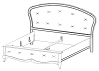 Кровать 160 MI-Loze 1 MILANO