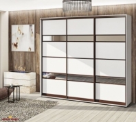 Шафа-купе 2,7м Модель-5 фарбований високий глянець тридверна