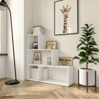 Стеллаж белый на 4 ячейки GT75