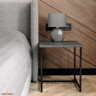 Столик Квадро S угольный камень 