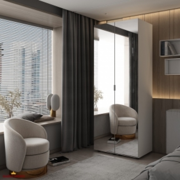 Шафа Дорос Гелар білий 2 Дзеркала 78 см