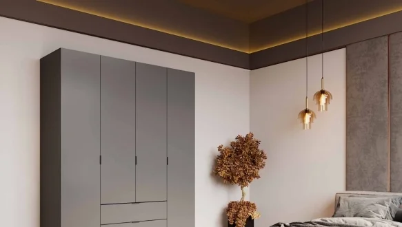 Шафа 4Д Гелар Дорос 4 дверна білий 155 см 24