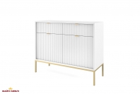 Комод Белый/Золотые ножки KSZ104 Nova