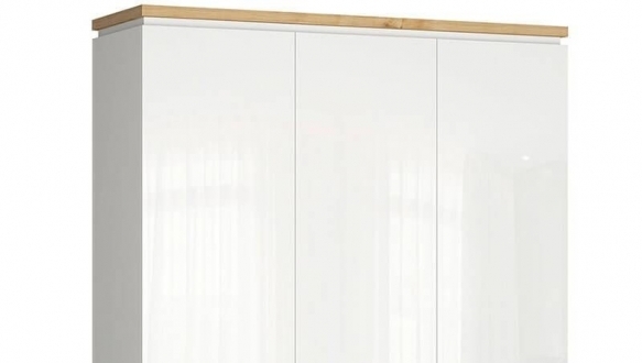 Шафа SZF3D2S BRW Poland Erla 3 дверна білий 163 см 2