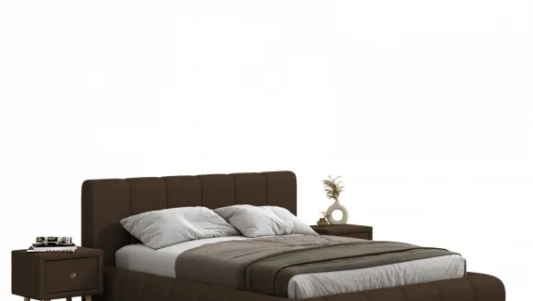 Ліжко м'яке двоспальне Віоріна Деко Подіум 29