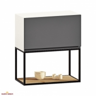 Тумба верхняя В60.72.1Д металл.открытая Бета ручка