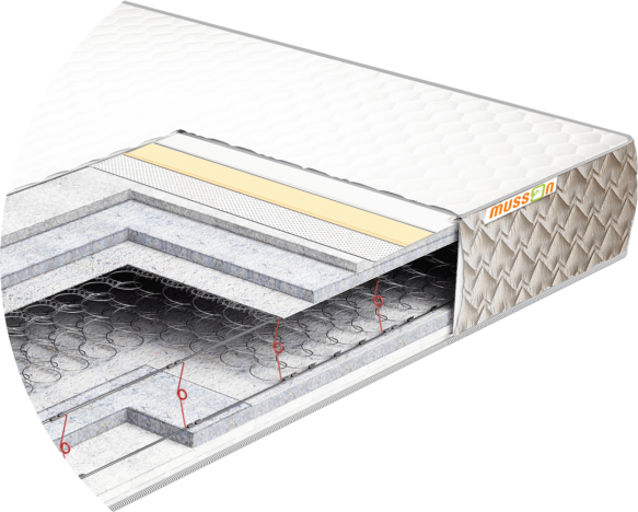 ЕТАЛОН PLUS - ортопедичний матрац TM MUSSON 3