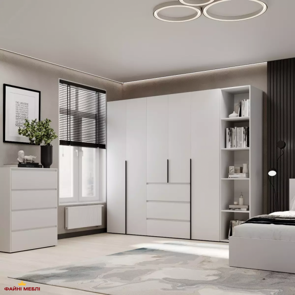 Шкаф распашной комбинированный четырёхдверный Art In Head №14 Light, ширина 240 см 10 Шкаф распашной комбинированный четырёхдверный Art In Head №14 Light, ширина 240 см 10