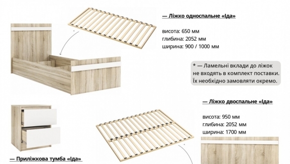 Модульна спальна Іда 2