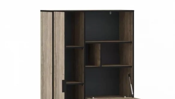 Стелаж комбі дуб гранж пісочний F-0006 Форте 0