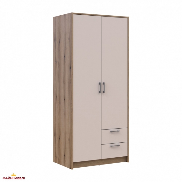 Шкаф для одежды Дорос Ронди кашемир 2 дверный 82 см 2