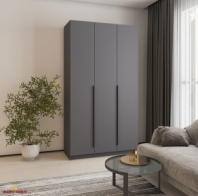 Шкаф Mebelstar Оскар трехдверный Антрацит 120 см