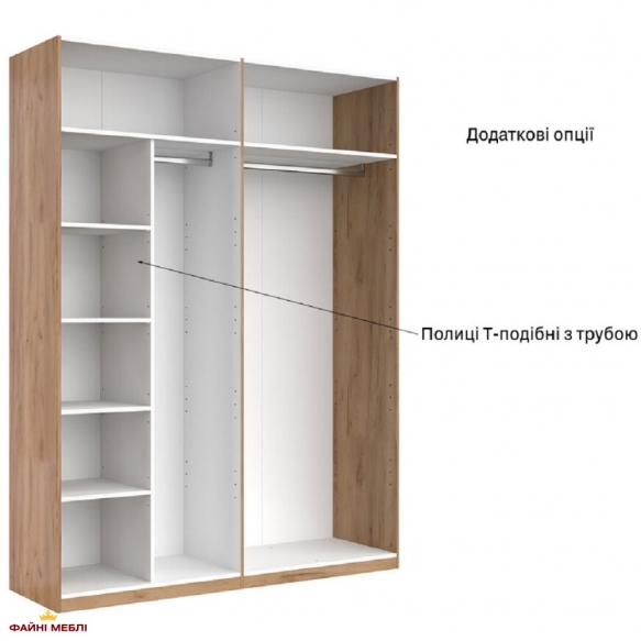 Шафа 4дв без дзеркал Бруно 7