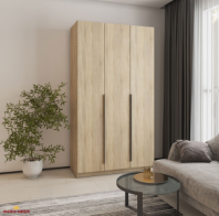 Шафа Mebelstar Оскар трьохдверна Дуб сонома 120 см