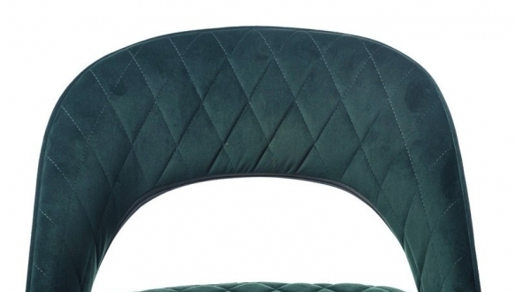 Стул полубарный B-125 изумрудный велюр 5