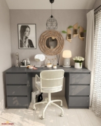 Стол компьютерный антрацит Т228